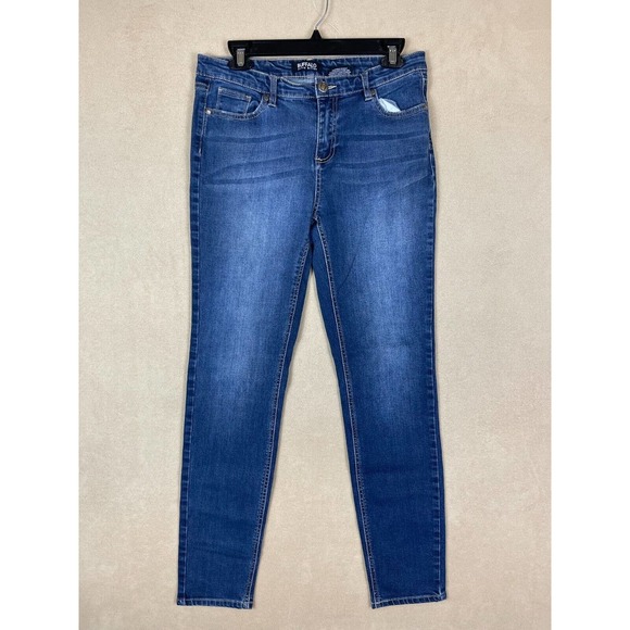 Buffalo David Bitton Skinny Jeans Womens 8 Mid Rise Stretch Regular Fit Blue - Picture 1 of 12